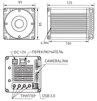   Tucsen Dhyana 400BSI V2 (BSI)  